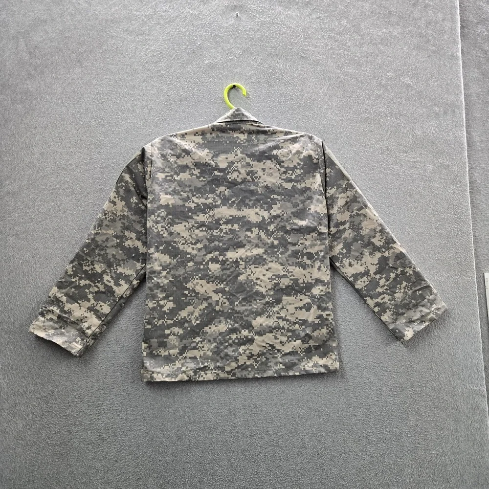 Propper Women Button Up Shirt 16 Gray Cotton Nylon Shirt Camouflage Ripstop